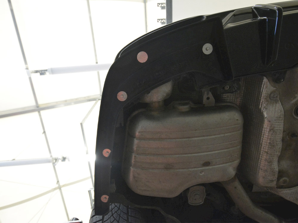 Rear Side Splitters Audi A4 B9 Facelift