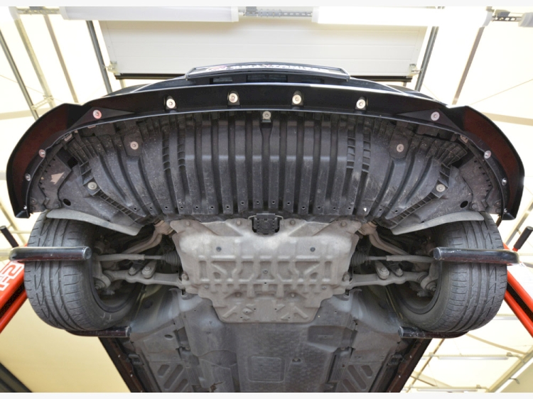 Front Splitter V.1 Mercedes-Benz C AMG Line Sedan / Coupe / Estate W205 / C205 / S205 Facelift