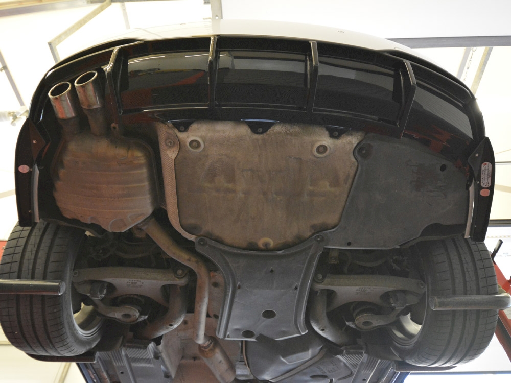 Rear Valance Audi A5 8T Facelift (Version with dual exhausts on one side)