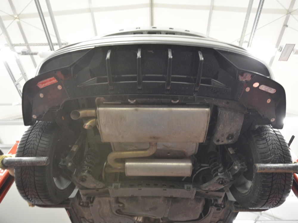 Rear Splitter (Vertical Bars) Skoda Karoq Sportline Mk1 Facelift