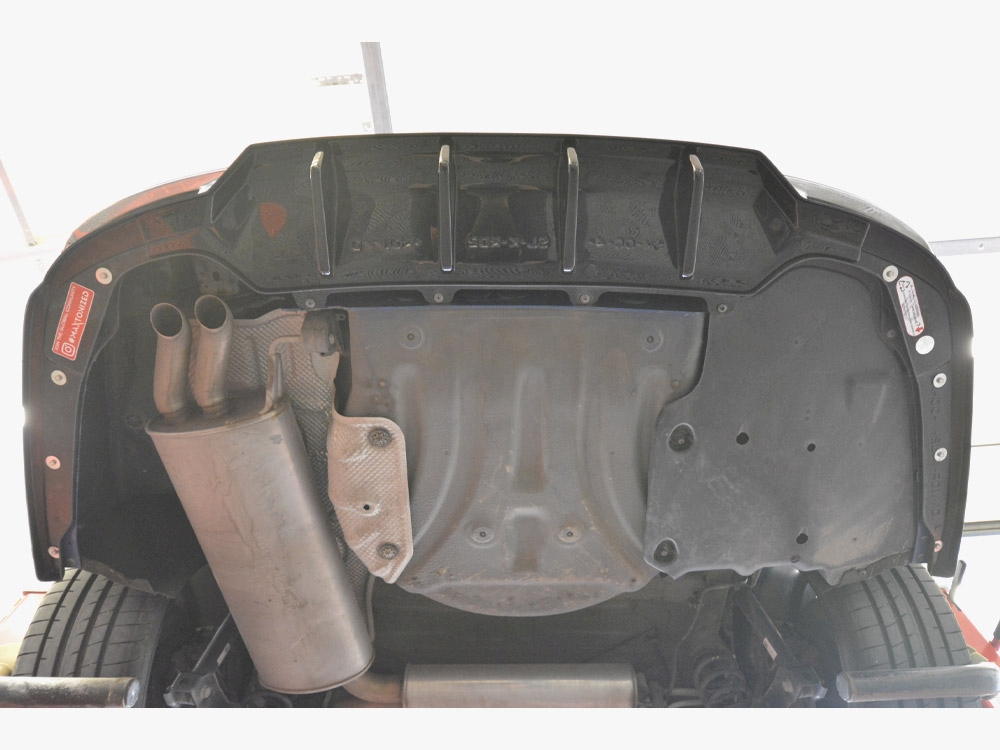 Rear Splitter (Vertical Bars) Skoda Octavia Sportline Mk4