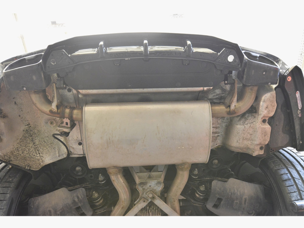 Rear Splitter (Vertical Bars) BMW X3 M-Pack G01 Facelift