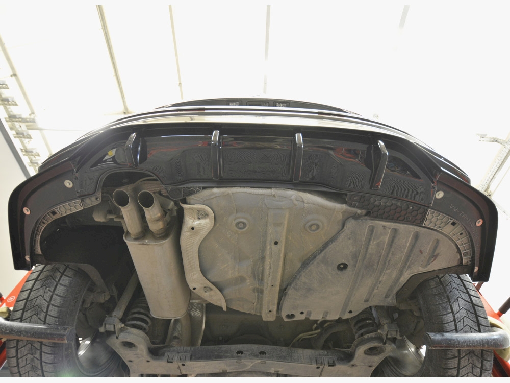 Rear Splitter (Vertical Bars) VW Taigo R-Line Mk1