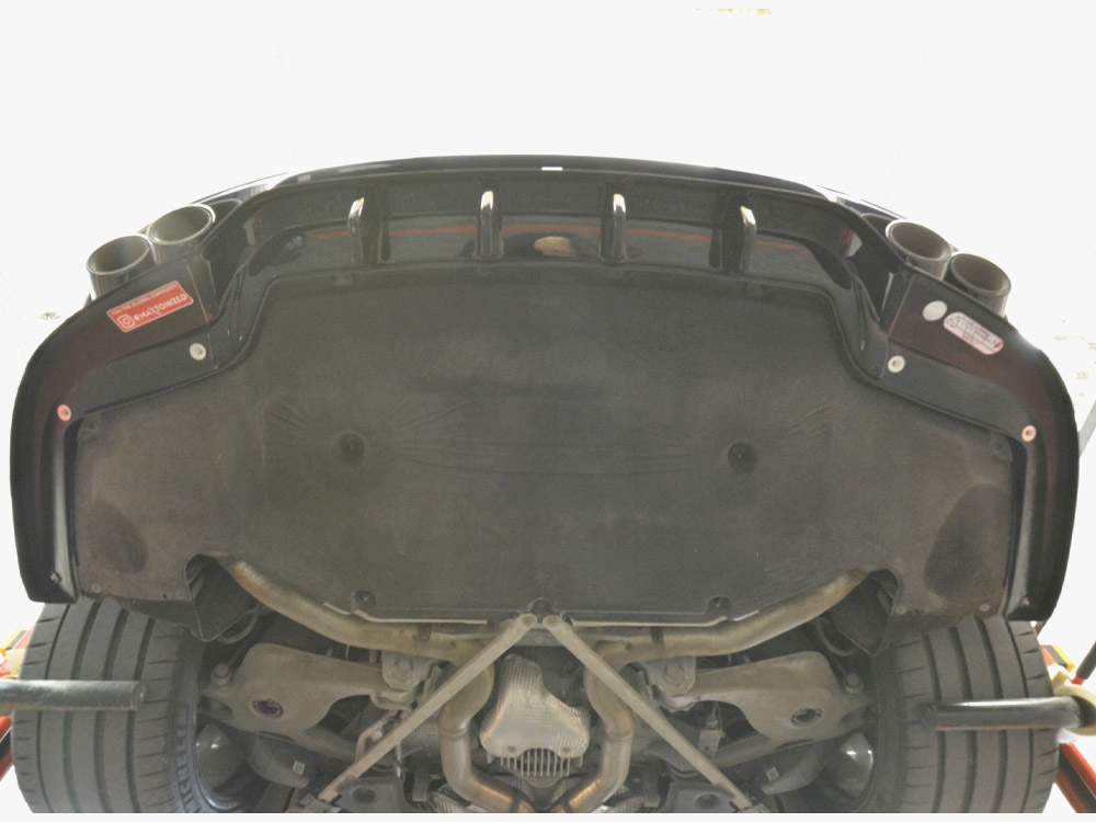 Rear Splitter (Vertical Bars) Porsche Panamera E-Hybrid 971 Facelift