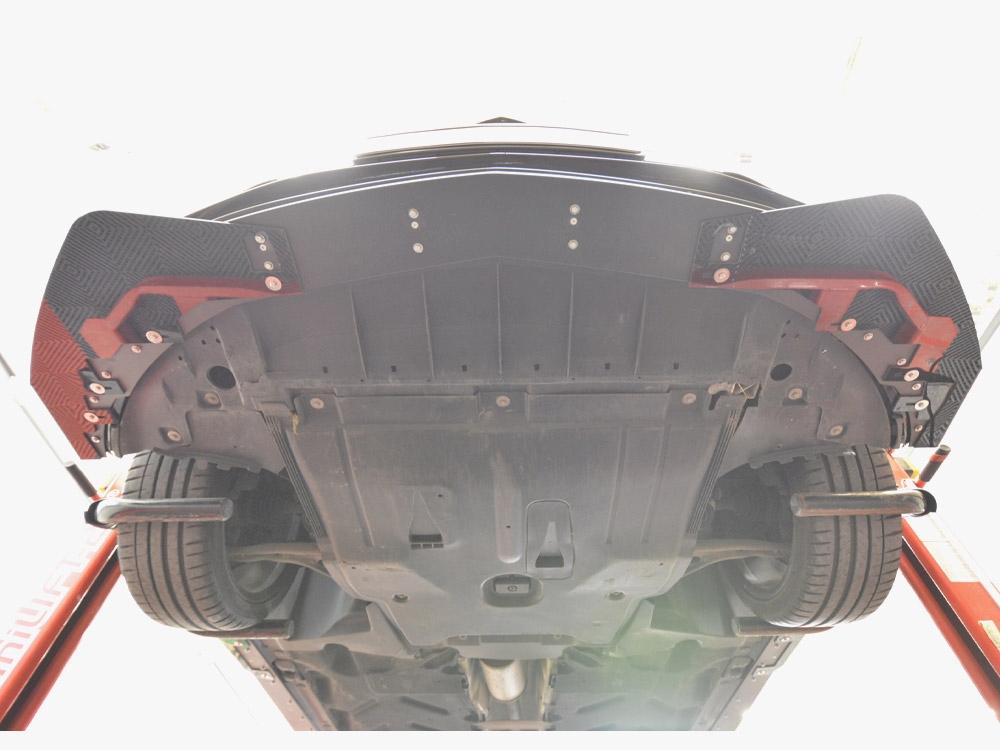 Street PRO Front Splitter + Flaps Mercedes-Benz A AMG-Line W176 Facelift