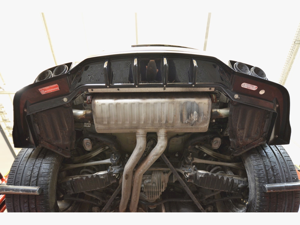 Rear Splitter (Vertical Bars) Porsche Cayenne Sport Design Mk3