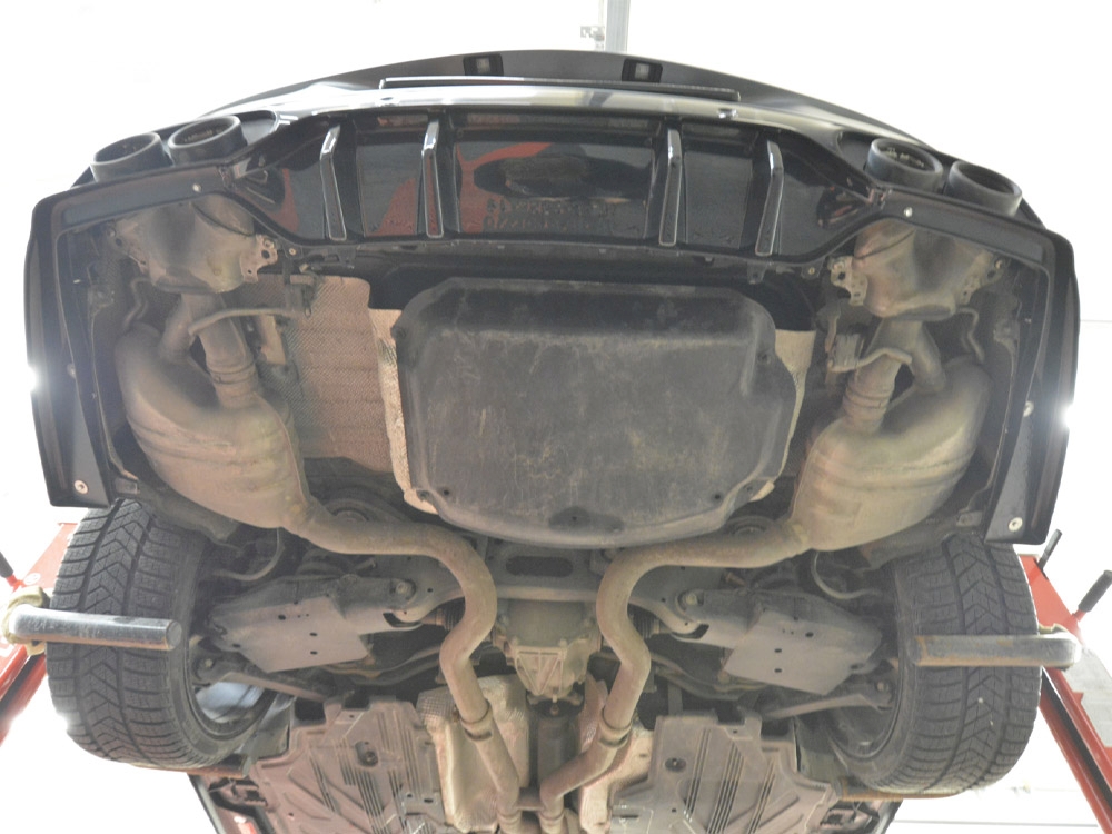 Rear Splitter (Vertical Bars) Mercedes-AMG C43 Coupe C205 Facelift