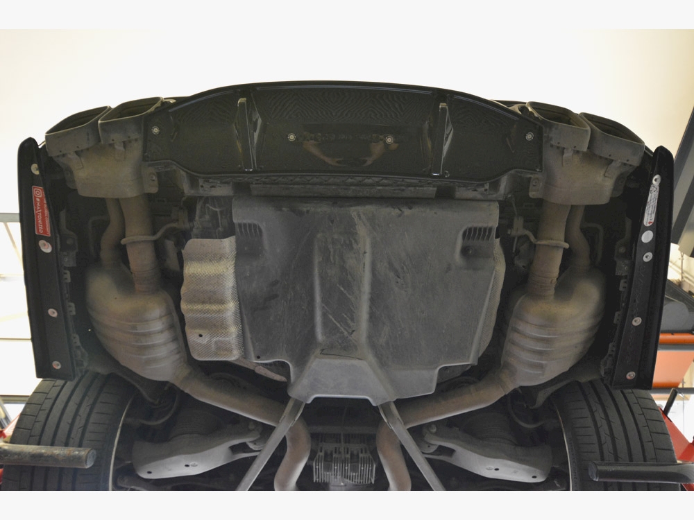 Central Rear Splitter (Vertical Bars) Mercedes-AMG E63 W213 Facelift