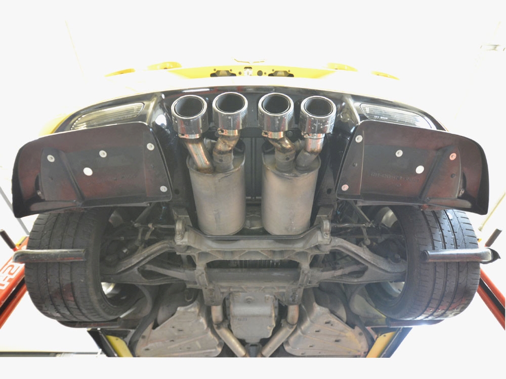 Rear Side Splitters Chevrolet Corvette Widebody C6