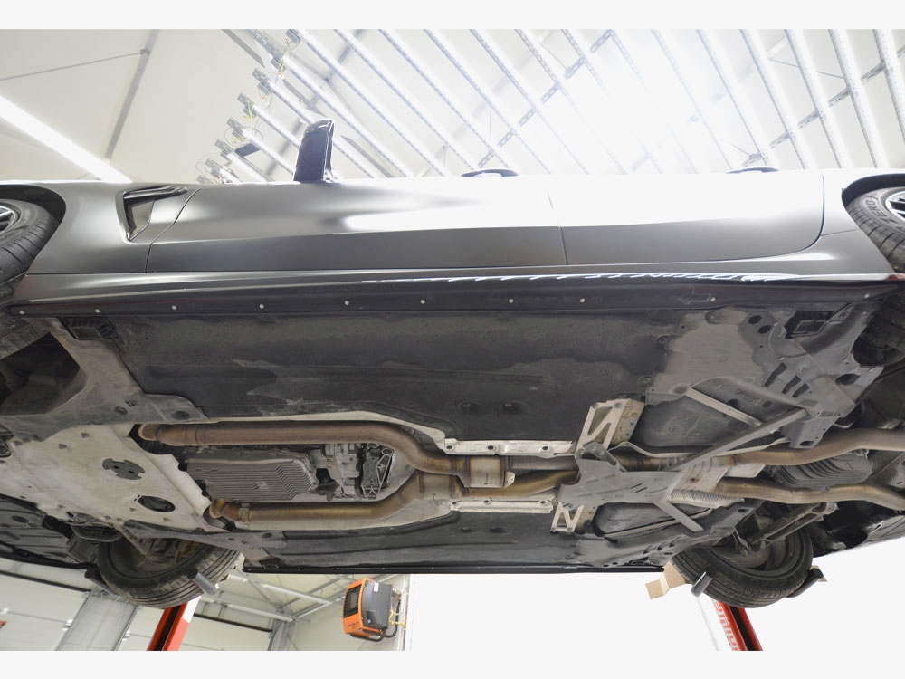 Side Skirts Diffusers V.1 + Flaps BMW M8 Gran Coupe F93 / 8 Gran Coupe M-Pack G16