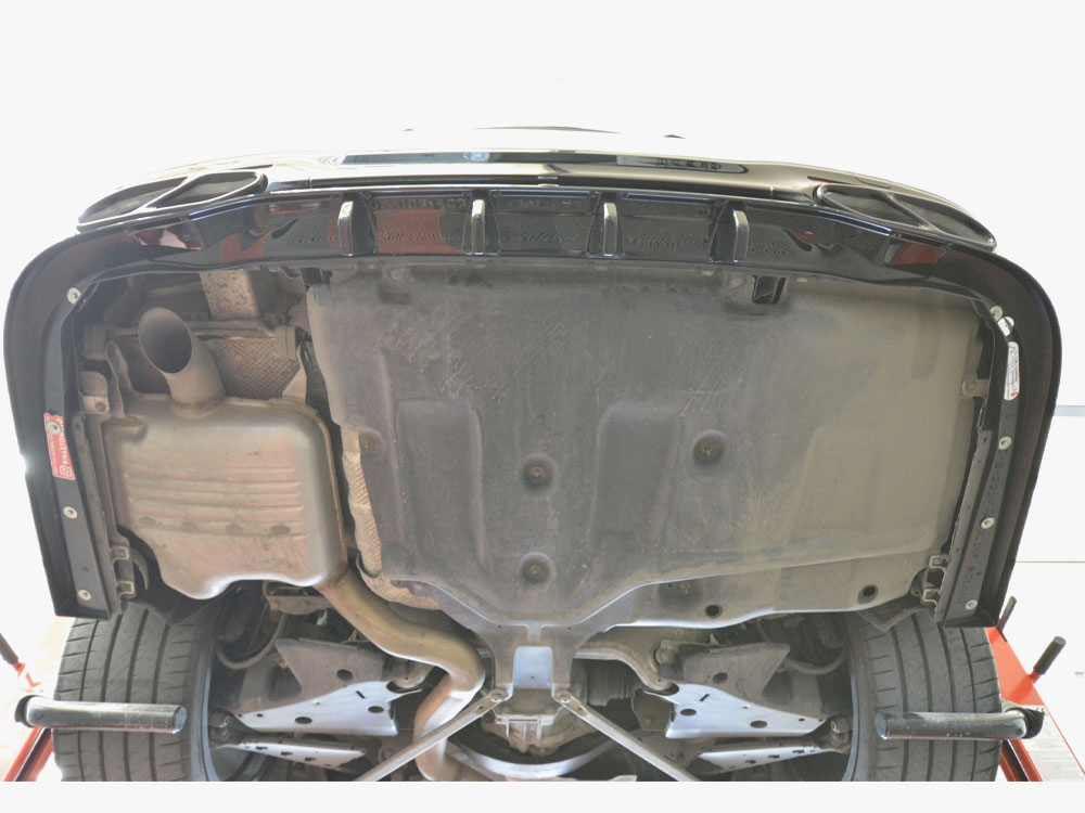 Rear Splitter (Vertical Bars) Mercedes-Benz S AMG-Line W222 Facelift