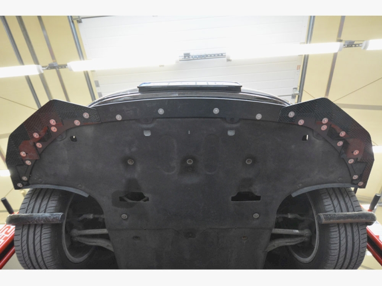 Street PRO Front Splitter + Flaps Kia Stinger GT / GT-Line / Standard Mk1