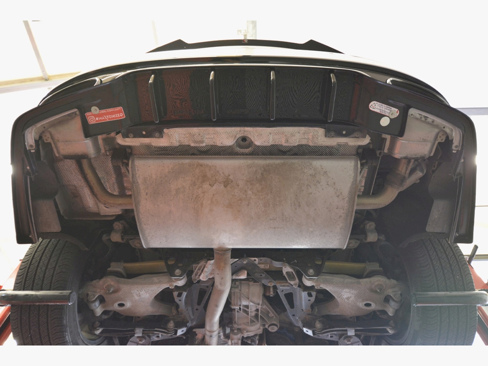 Rear Splitter (Vertical Bars) Volvo S60 / V60 R-Design Mk3