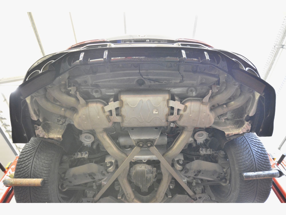 Rear Splitter (Vertical Bars) BMW X5 M F95 / F95 Facelift