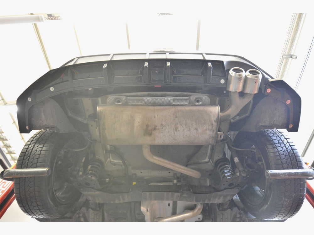 Central Rear Splitter (Vertical Bars) Hyundai Kona N-Line Mk2