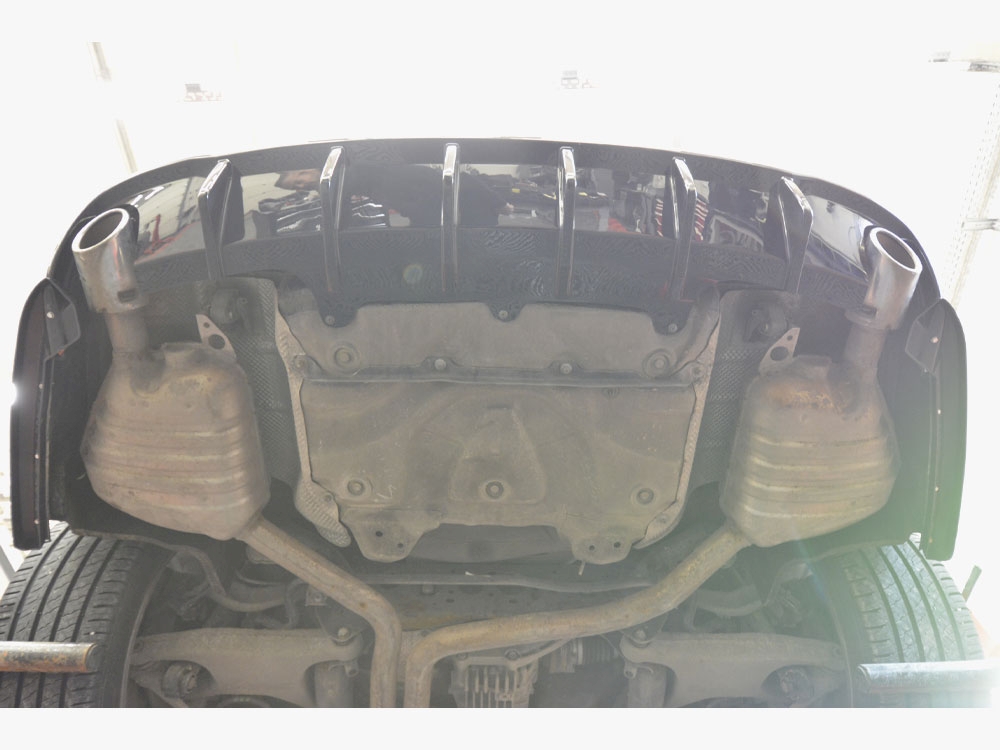 Rear Valance Audi A6 Avant C7 (Single side dual exhaust version)