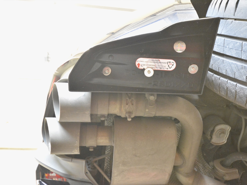 Rear Side Splitters Porsche Macan GTS Mk1 Facelift 2