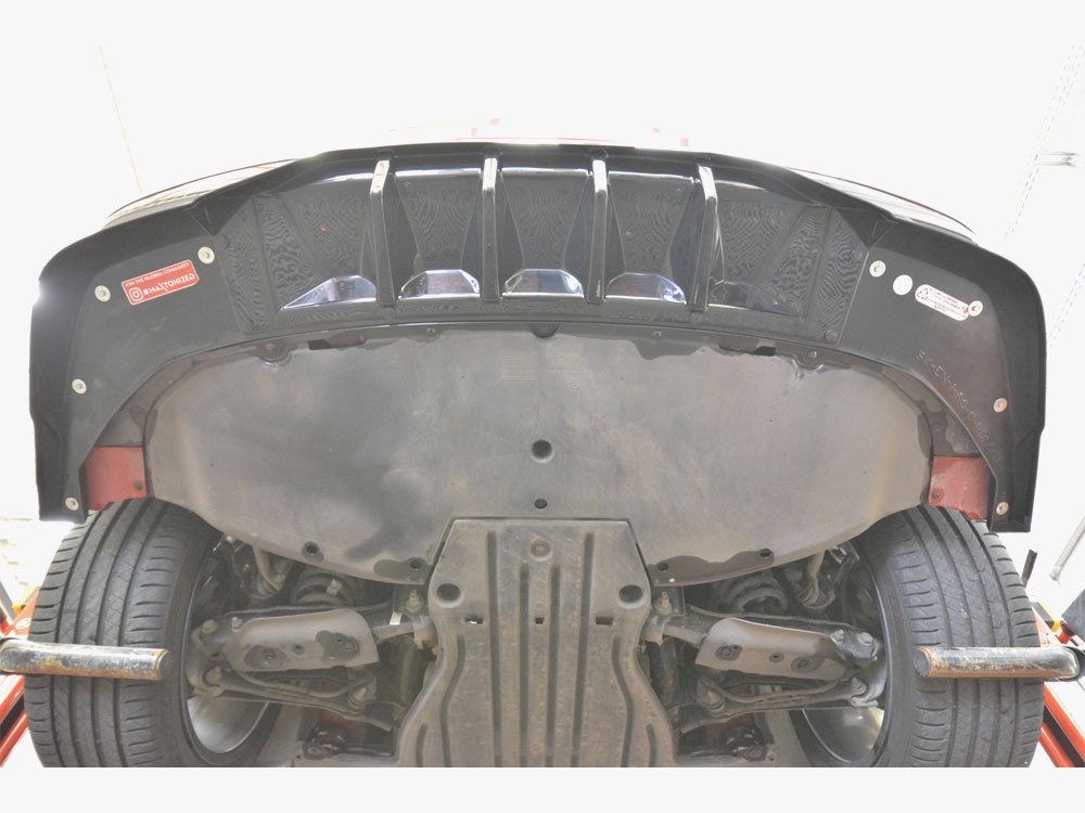 Rear Splitter (Vertical Bars) Skoda Enyaq Coupe iV