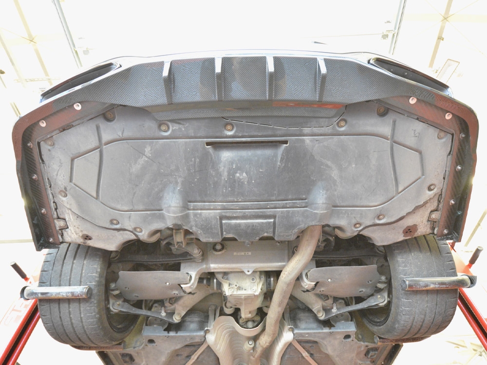 Prepreg Carbon Fiber Rear Splitter BMW 7 M-Pack G11 / G12 Facelift