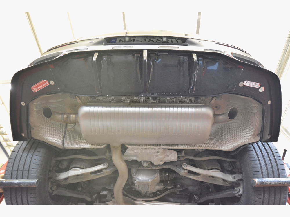 Rear Splitter (Vertical Bars) Mercedes-Benz GLC Coupe AMG-Line C254