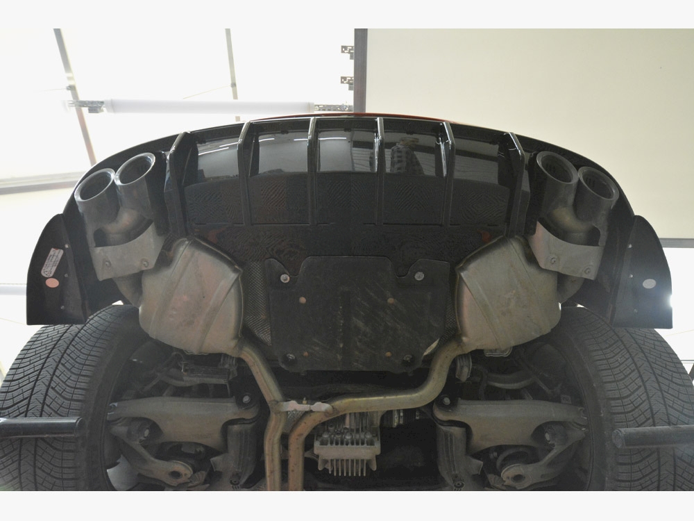 Rear Side Splitters V.2 Porsche Macan GTS / Sport Design Mk1 Facelift