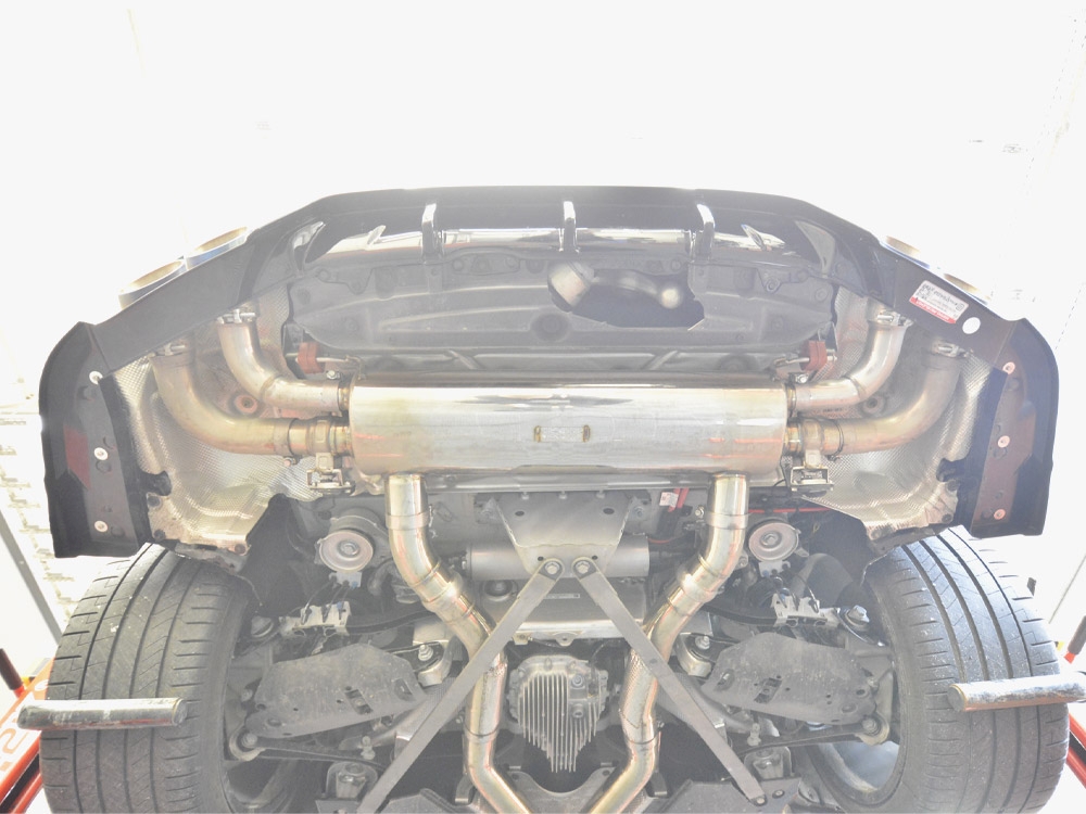 Rear Splitter (Vertical Bars) BMW X6 M F96 Facelift