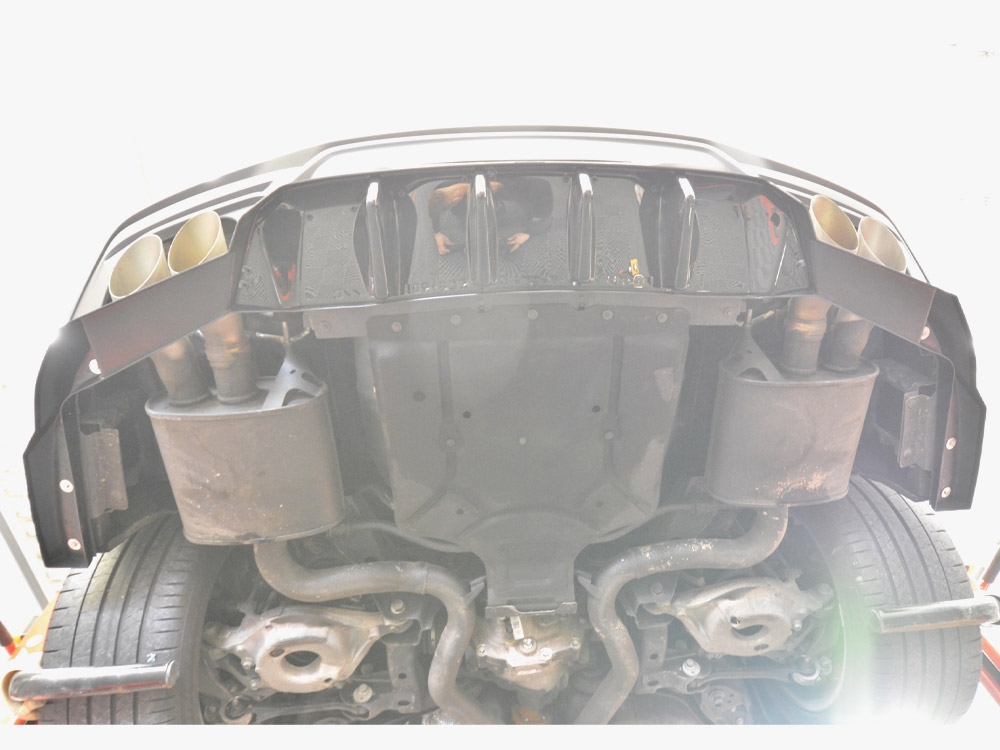 Rear Splitter (Vertical Bars) Ford Mustang GT Mk7