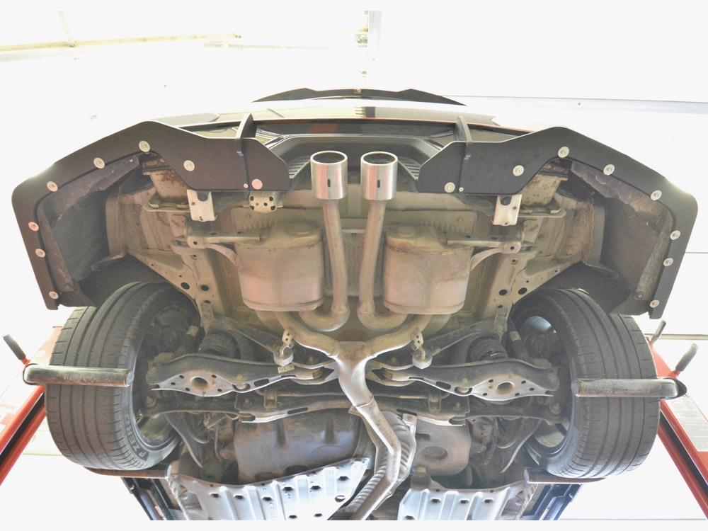 Street Pro Rear Side Splitters Honda Civic Sport Mk10