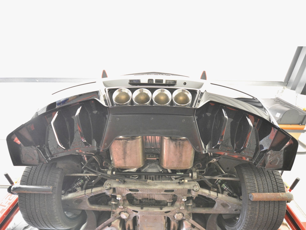 Rear Splitter (Vertical Bars) Chevrolet Corvette Stingray C7