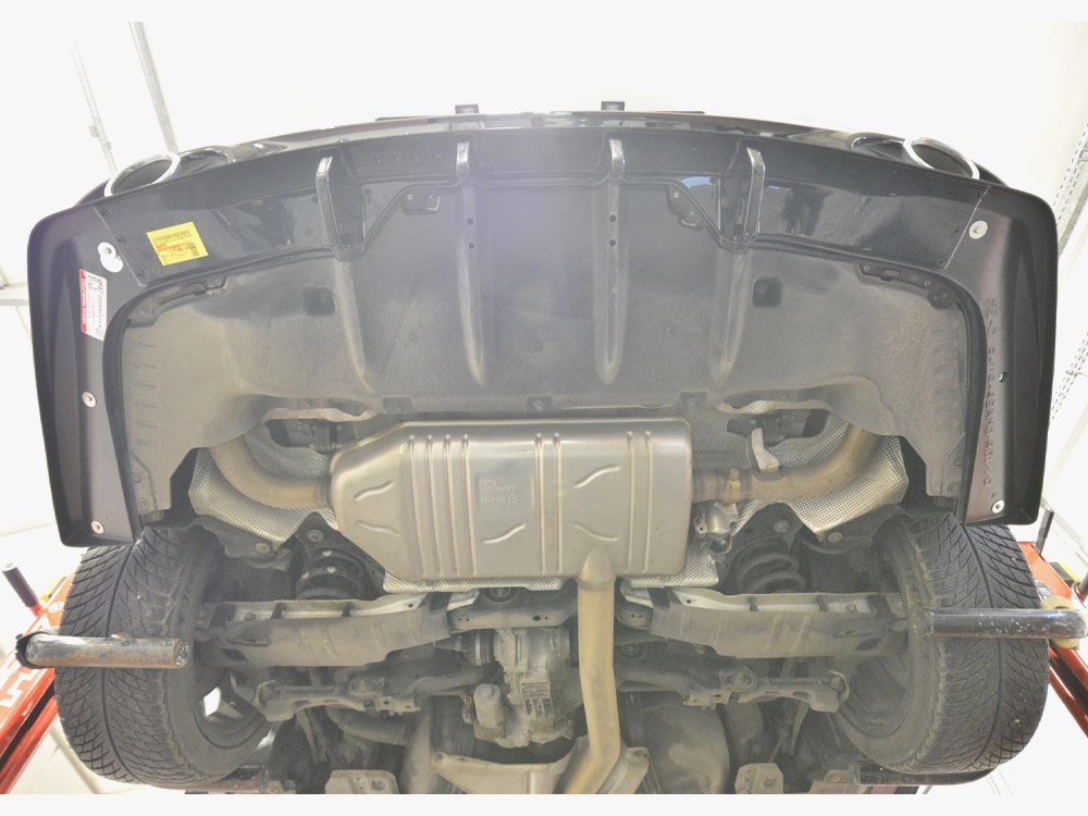 Rear Splitter (Vertical Bars) Mercedes-AMG CLA 35 / 45 Coupe / Shooting Brake C118 Facelift / X118 Facelift