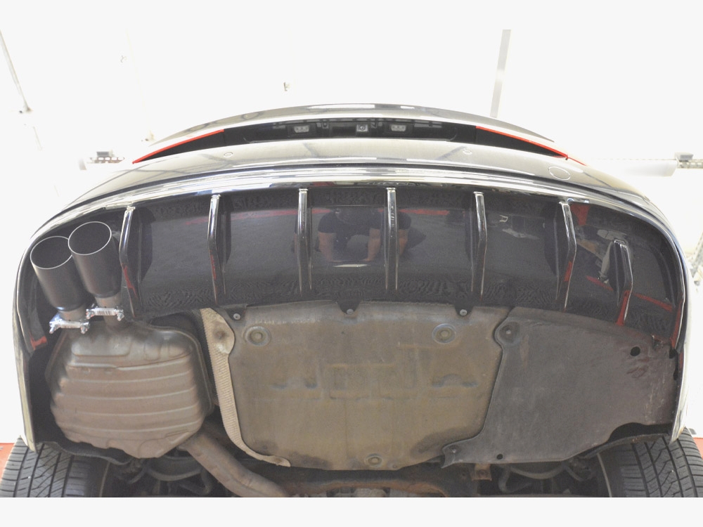Rear Valance Audi A4 B8 (Version with single exhausts on both sides)