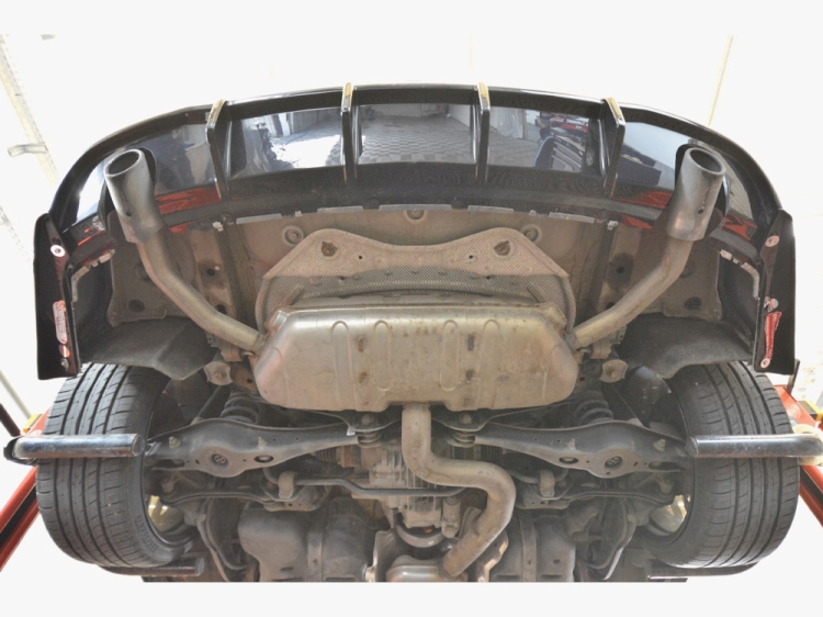 Rear Valance Audi A3 Sedan 8V Facelift (Version with single exhaust tips on one side)