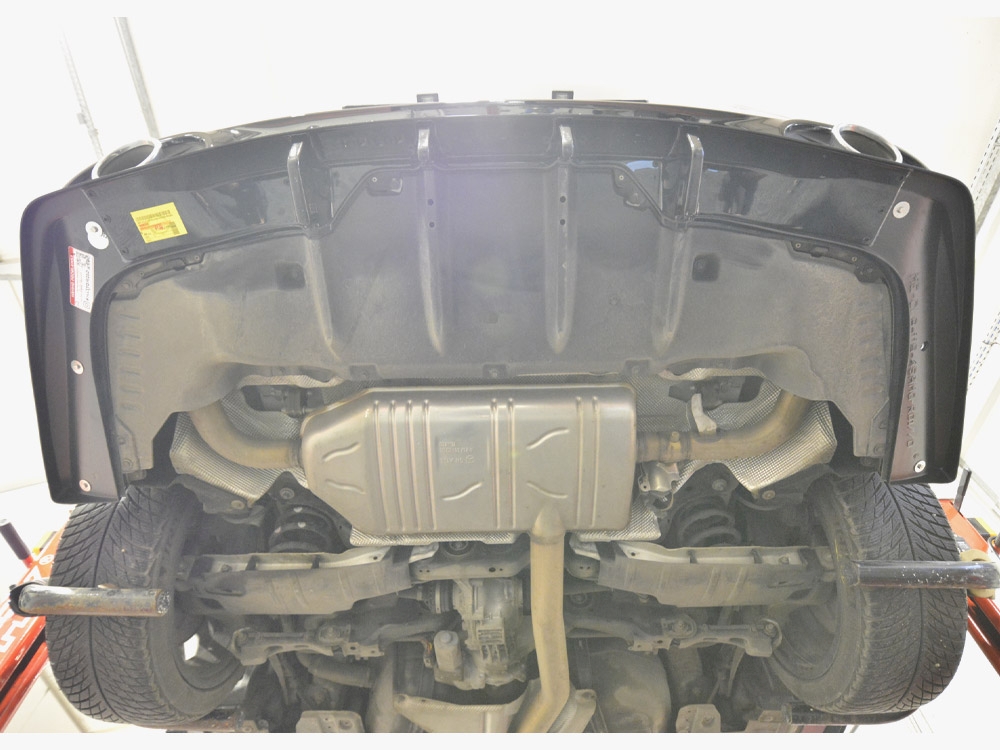 Rear Splitter (Vertical Bars) Mercedes-AMG GT C C190 Facelift