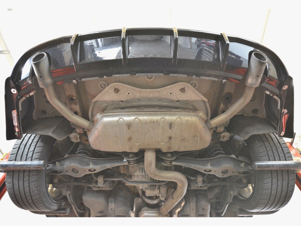 Rear Valance Audi A4 S-Line B9 (Version with single exhaust tip on one side)