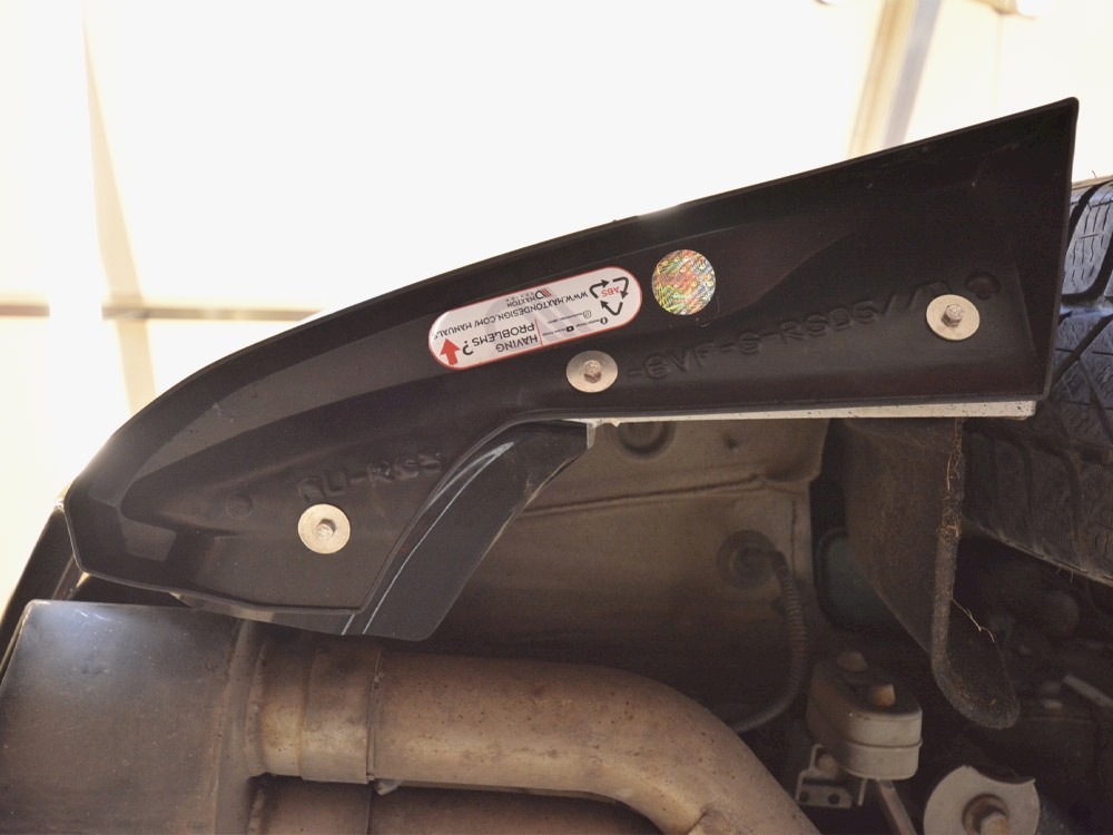 Rear Side Splitters V.5 Audi RS3 Sedan 8V Facelift