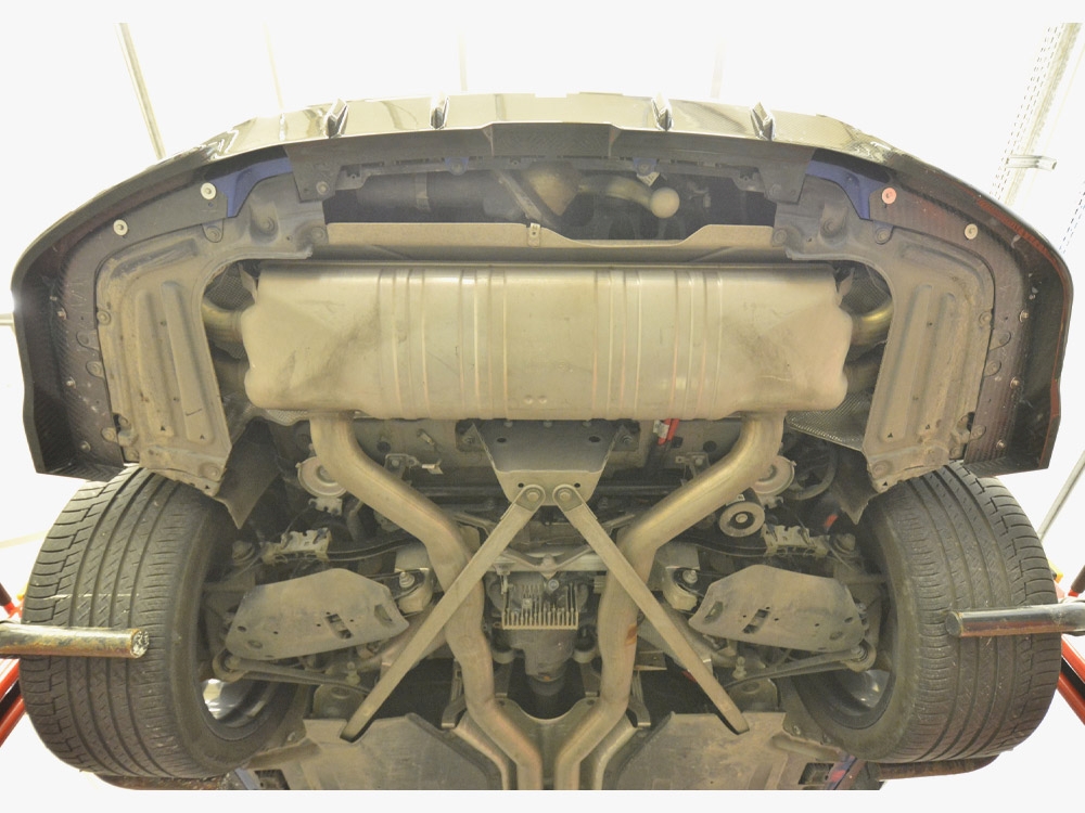 Prepreg Carbon Fiber Rear Diffuser Audi RS6 C8 (version without towbar)