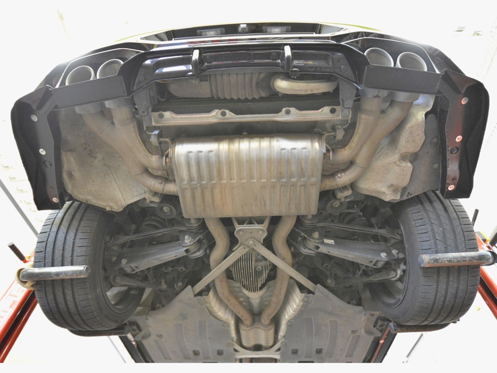 Rear Splitter (Vertical Bars) BMW X4M F98 Facelift