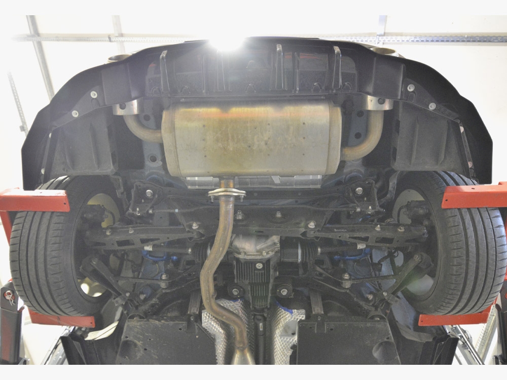 Central Rear Splitter (Vertical Bars) V.1 + Flaps Subaru BRZ Mk2