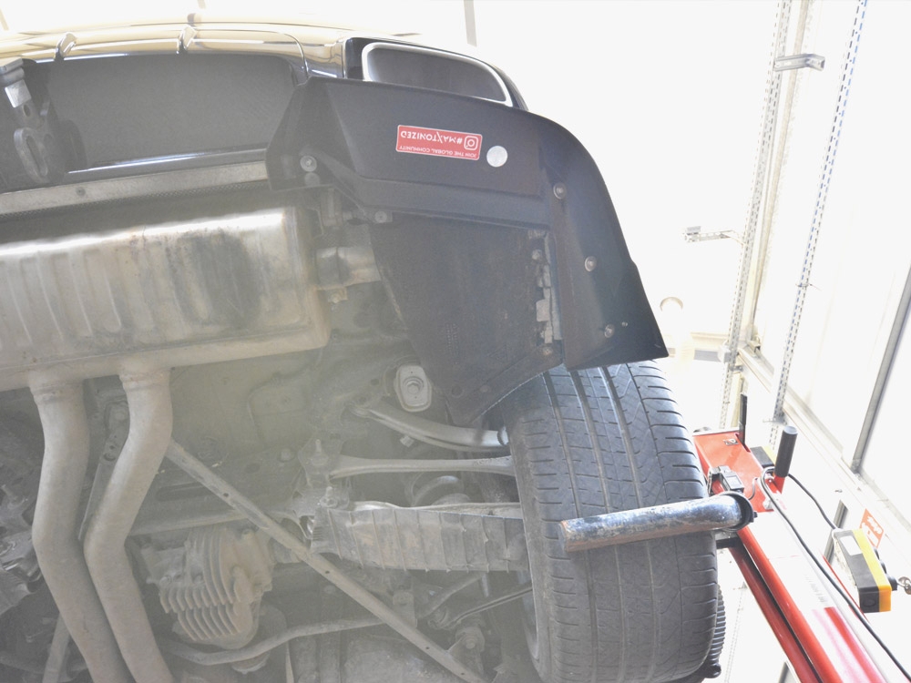 Rear Side Splitters compatible with Porsche Cayenne Sport Design Mk3