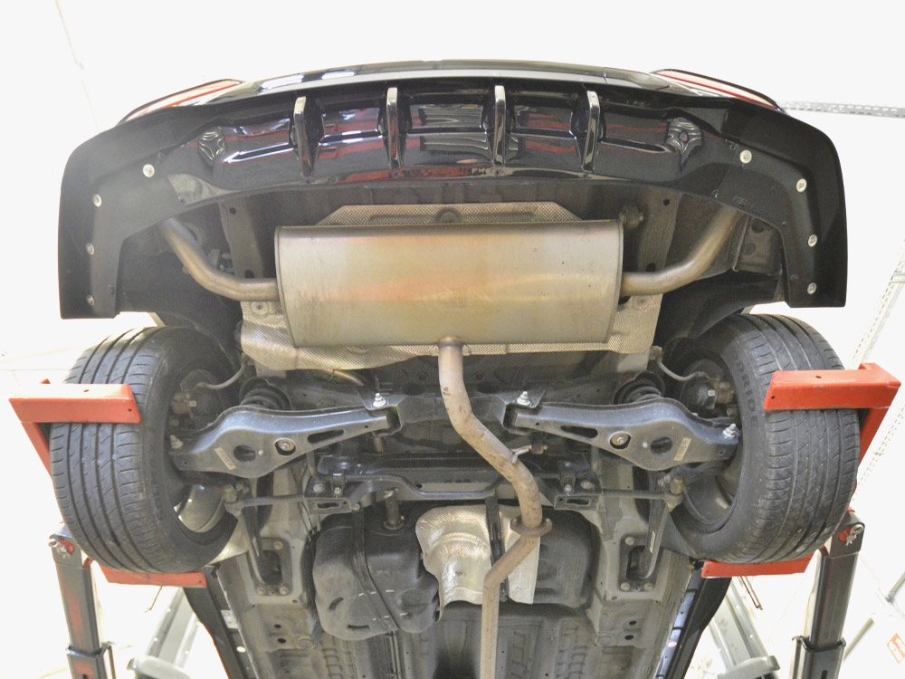 Rear Splitter (Vertical Bars) MG HS Mk1 Facelift