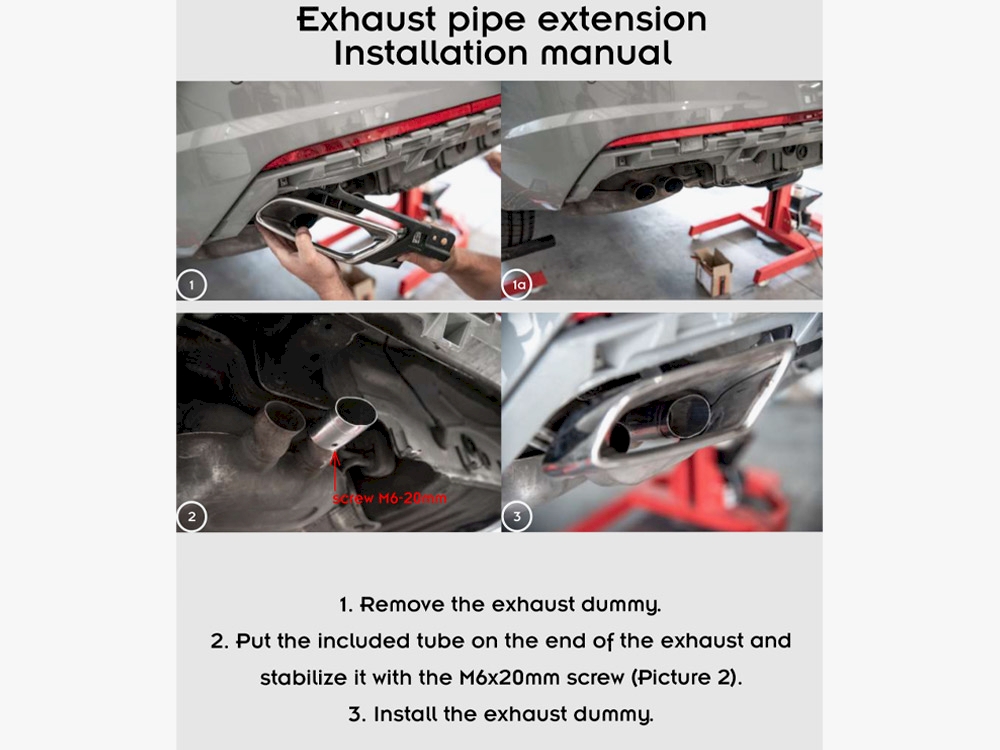 Rear Valance V.2 Skoda Octavia RS Mk3 / Mk3 FL Hatchback / Estate (Petrol)