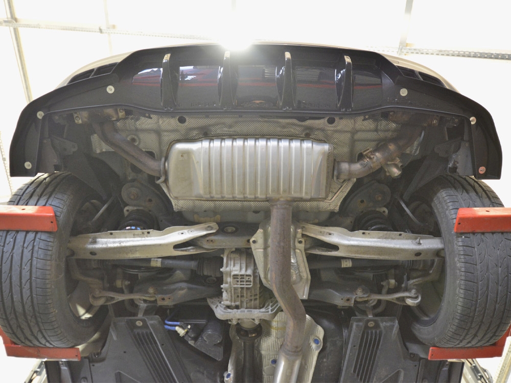 Rear Splitter (Vertical Bars) Mercedes-Benz GLA 45 AMG X156 Facelift