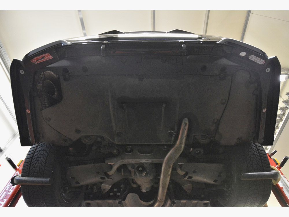 Rear Splitter (with Vertical Bars) V.2 BMW 5 / i5 M-Pack Sedan / Touring G60 / G61