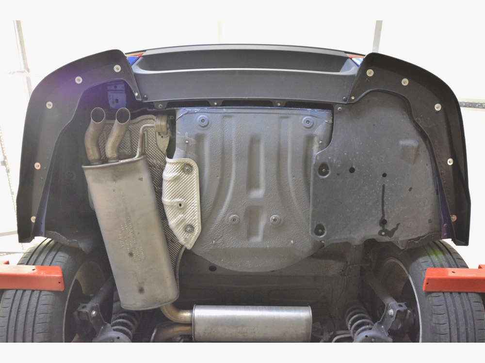 Rear Side Splitters Skoda Octavia Liftback / Estate Mk4 Facelift