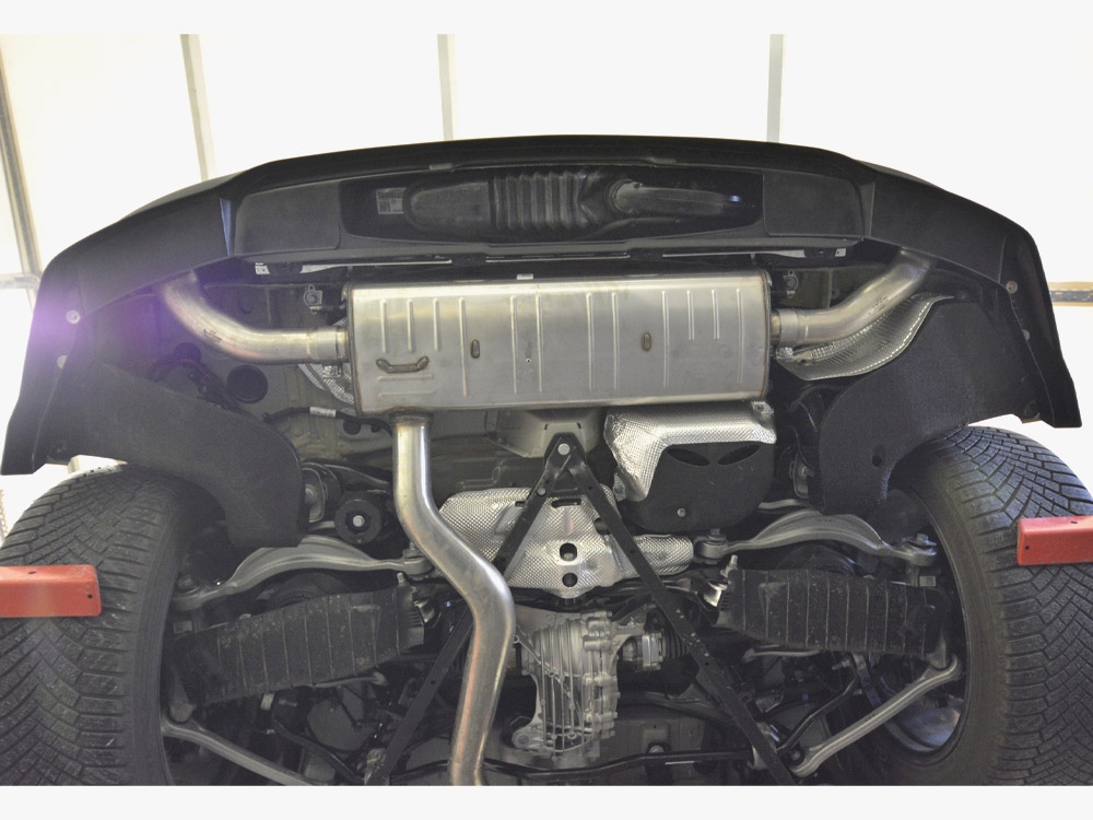 Rear Splitter (Vertical Bars) Audi Q8 Mk1 Facelift