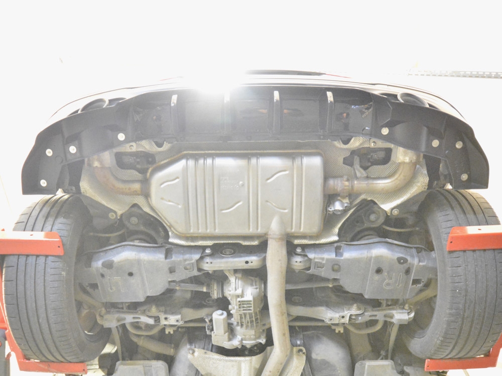 Rear Splitter (Vertical Bars) Mercedes-AMG GLA 35 H247 Facelift