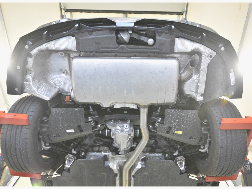 Rear Splitter (Vertical Bars) V.2 BMW 5 / i5 M-Pack Sedan / Touring G60 / G61