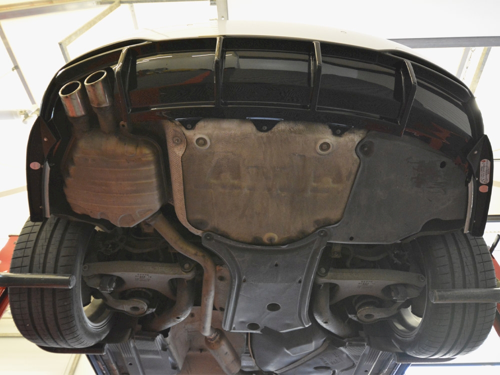 Rear Valance Audi A5 Sportback 8T Facelift (Version with dual exhausts on one side)