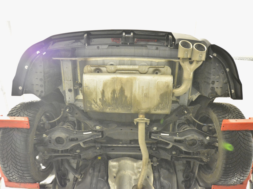 Rear Splitter (Vertical Bars) Hyundai Tucson N-Line Mk4 Facelift