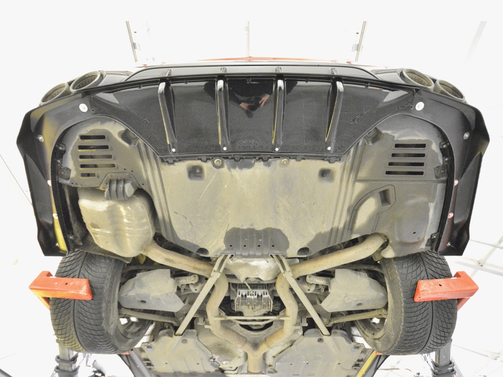 Rear Splitter (Vertical Bars) Mercedes-AMG E53 Sedan / Estate W214